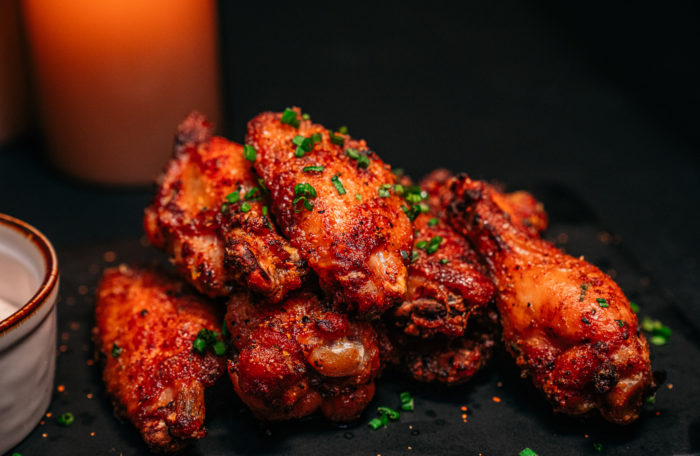 BRINED & SMOKED FIRE GRILLED WINGS